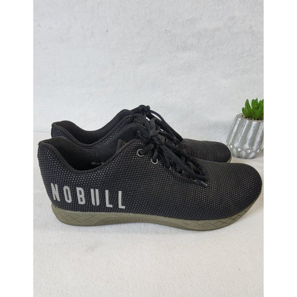 Nobull Project Unisex Black Super Fabric Trainers Athletic Shoes‎ Size 10/11.5